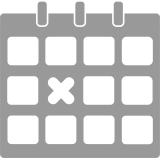 grey calendar icon
